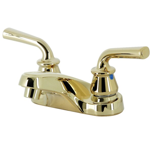 Kingston Brass 4" Centerset Bathroom Faucet, Polished Brass KB252RXLLP - main